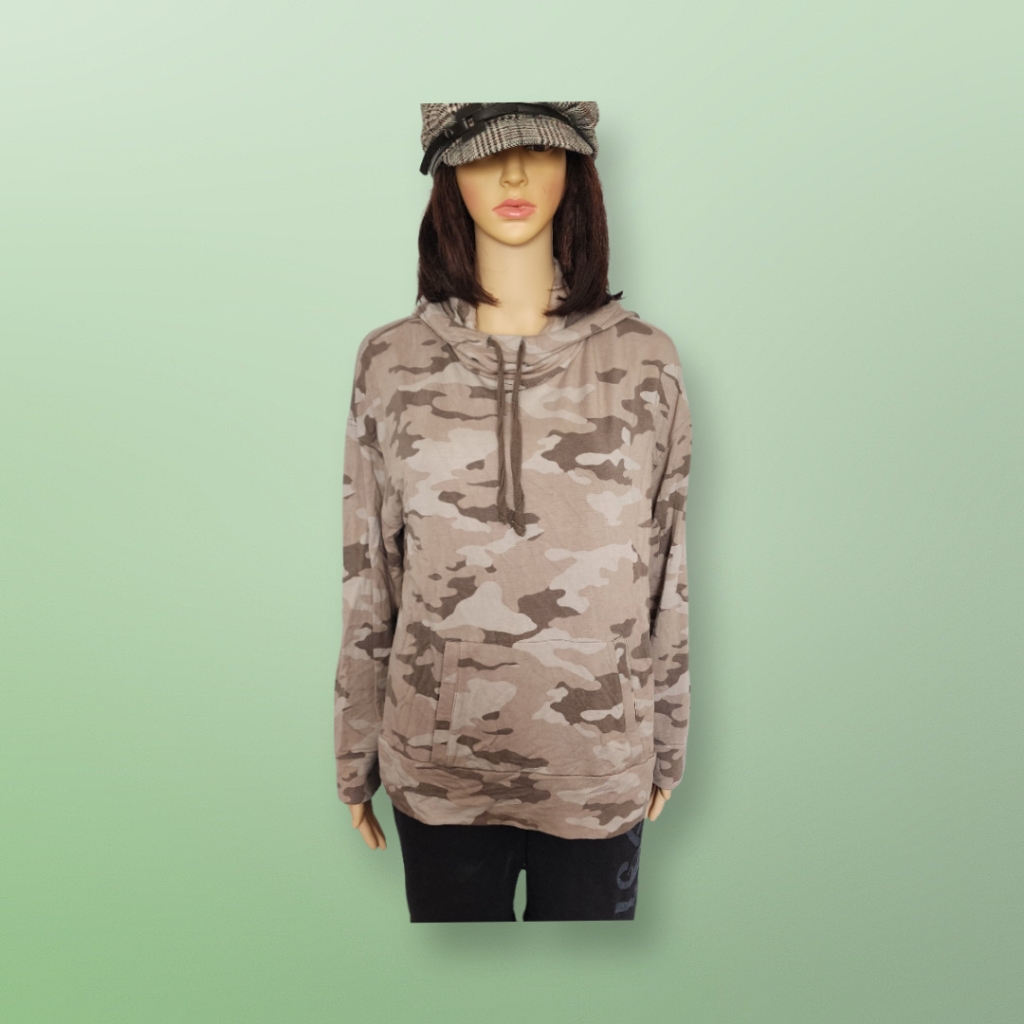 Drawstring Hooded Pullover